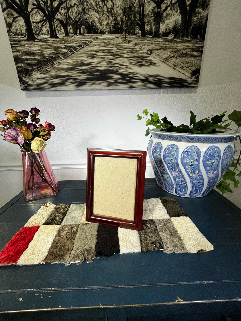 Wooden Photo Frame, made in Thailand free with Purchase